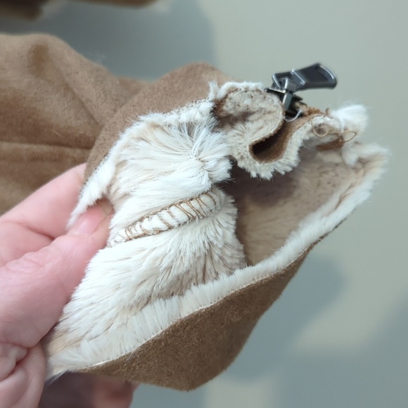 Faux/vegan suede jacket lovestitch large - Picture 9 of 13